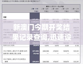 新澳最新开门奖历史记录岩土科技,新澳最新开门奖的历史记录与岩土科技的融合